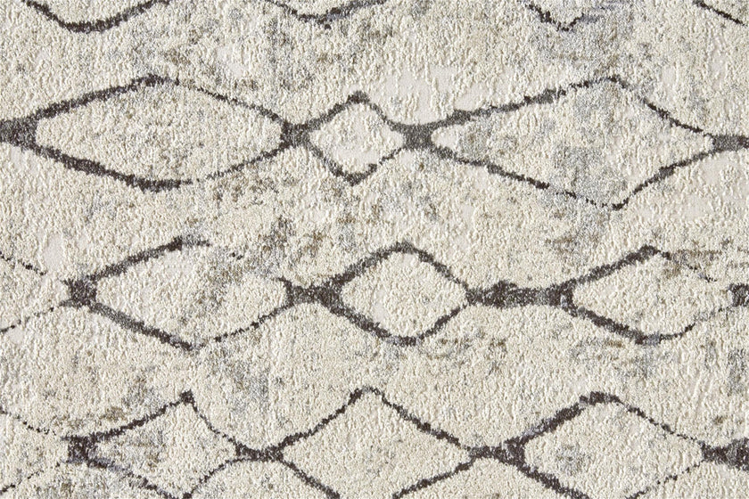 Feizy Kano 3872F Rug in Sand/Charcoal