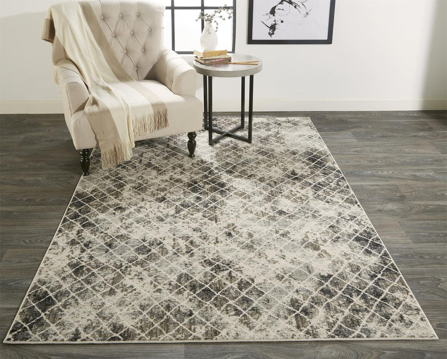 Feizy Kano 3873F Rug in Sand/Ivory