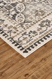 Feizy Kano 3874F Rug in Gray/Ivory
