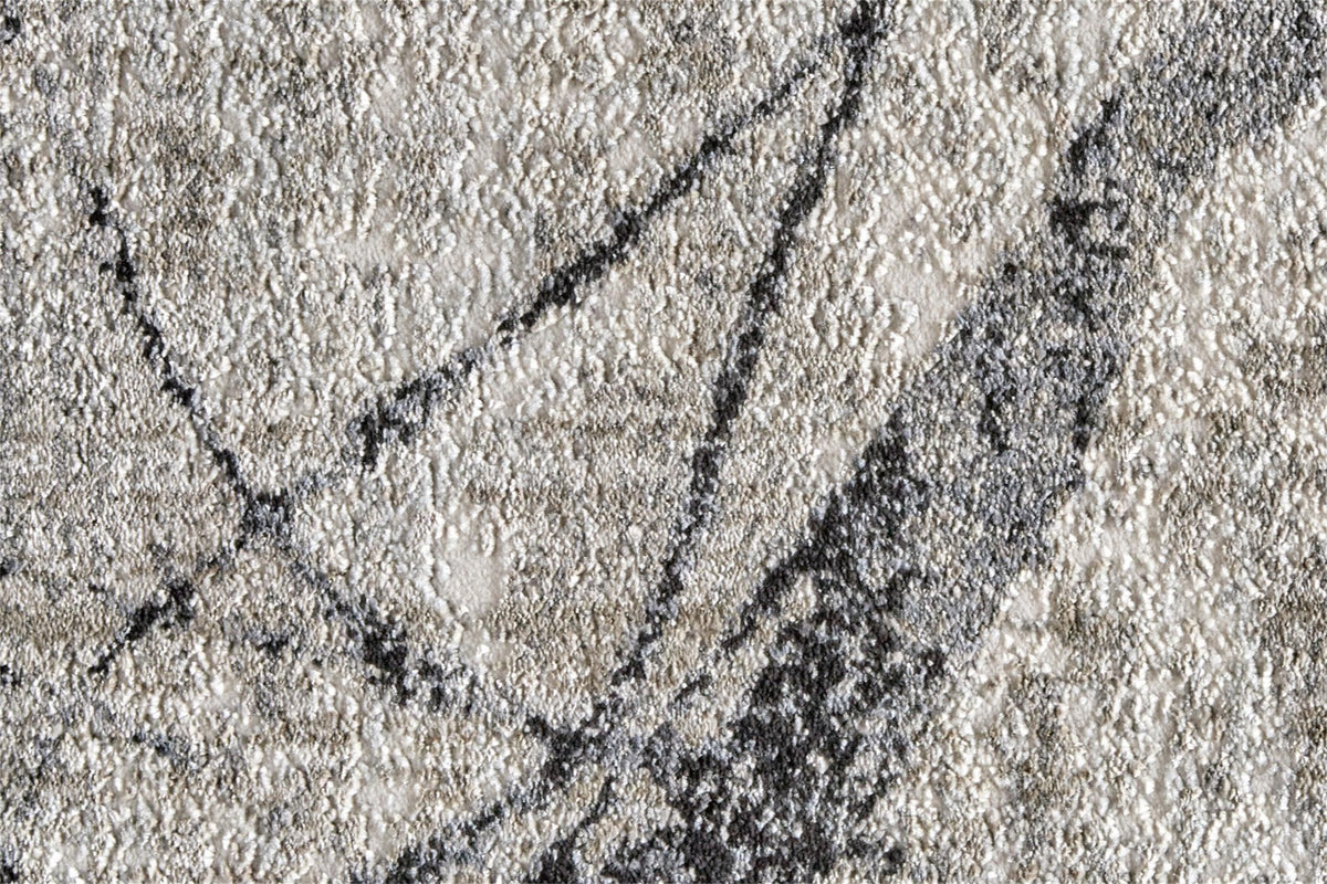 Feizy Kano 3877F Rug in Charcoal/Gray
