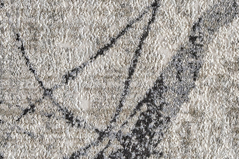 Feizy Kano 3877F Rug in Charcoal/Gray