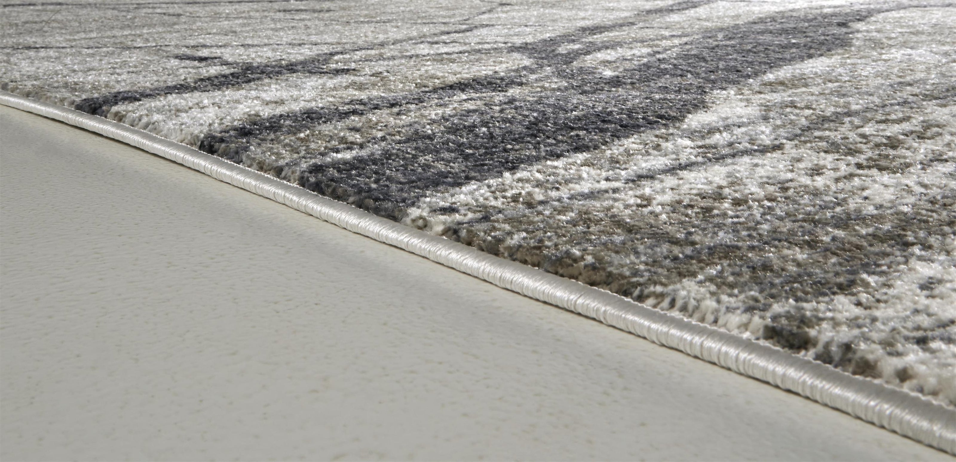 Feizy Kano 3877F Rug in Charcoal/Gray