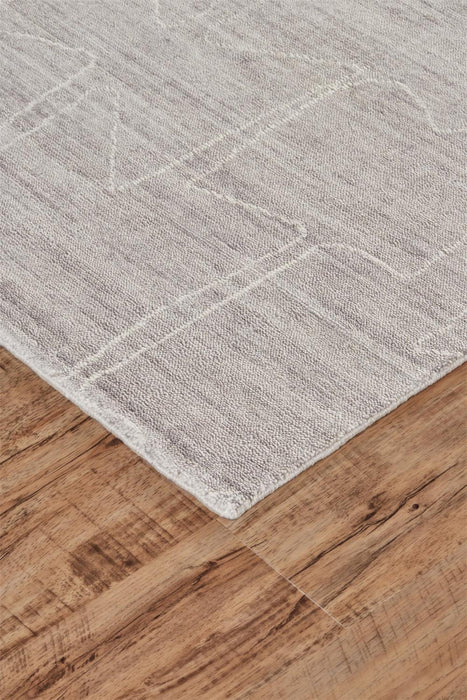 Feizy Lennox 8697F Rug in Taupe/Ivory