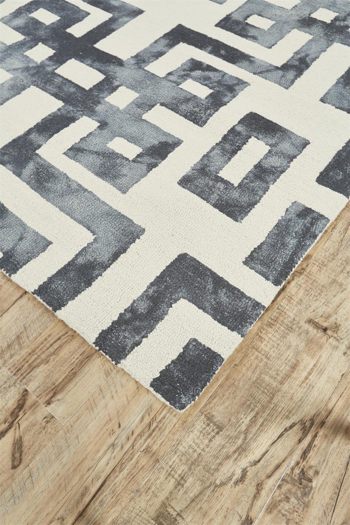 Feizy Lorrain 8568F Rug in Noir