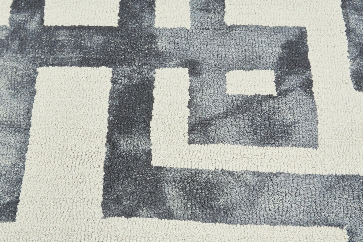 Feizy Lorrain 8568F Rug in Noir