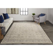 Feizy Marquette 3776F Rug in Beige / Gray