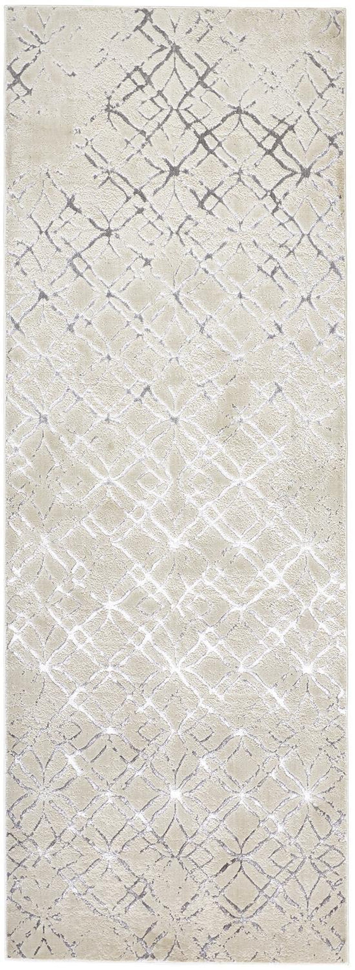 Feizy Micah 3047F Rug in Beige/Silver