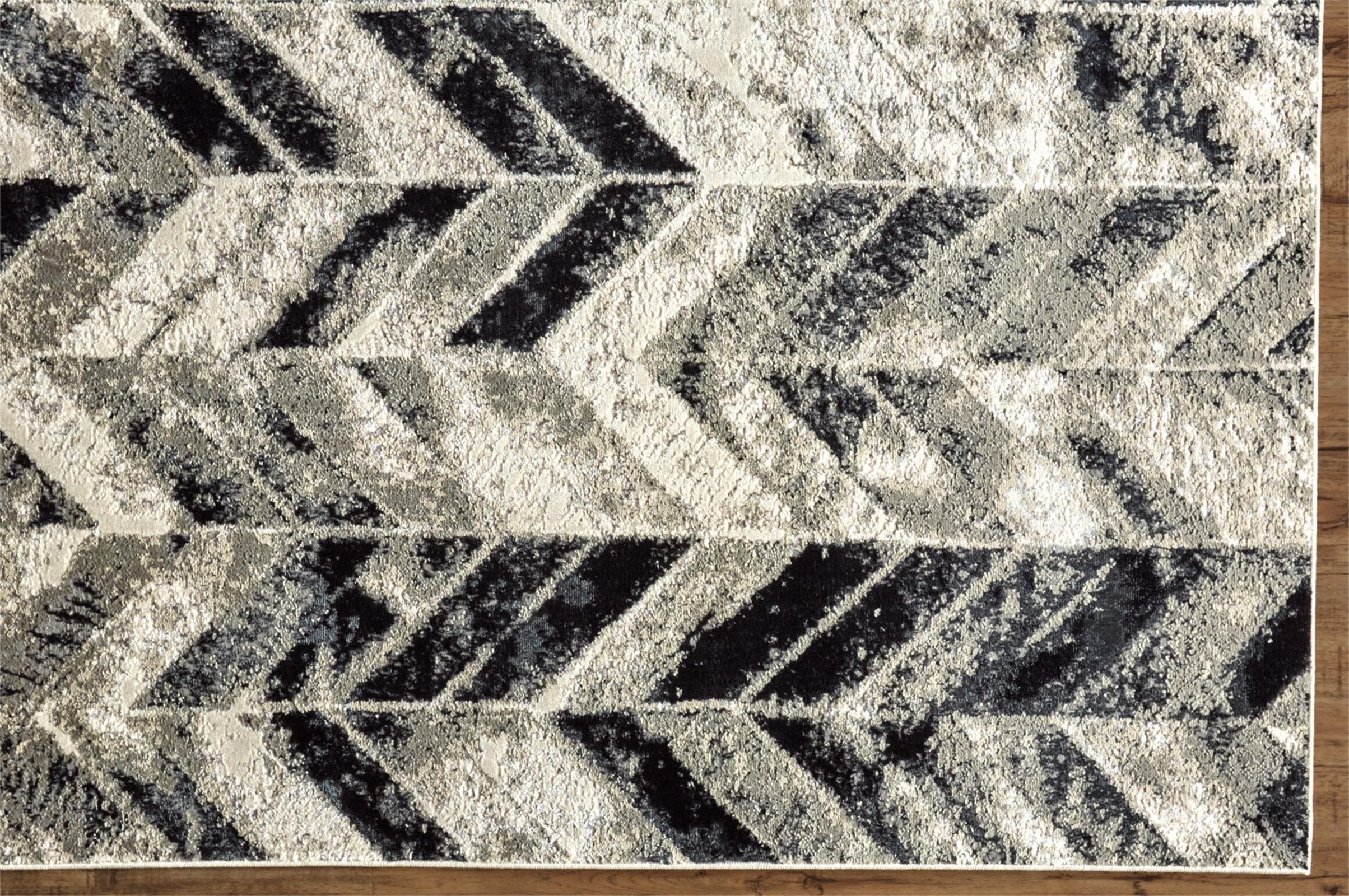 Feizy Micah 3048F Rug in Gray/Silver