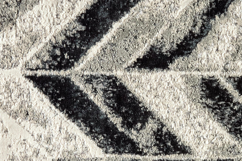 Feizy Micah 3048F Rug in Gray/Silver