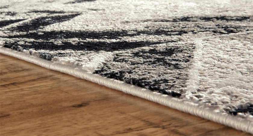 Feizy Micah 3048F Rug in Gray/Silver