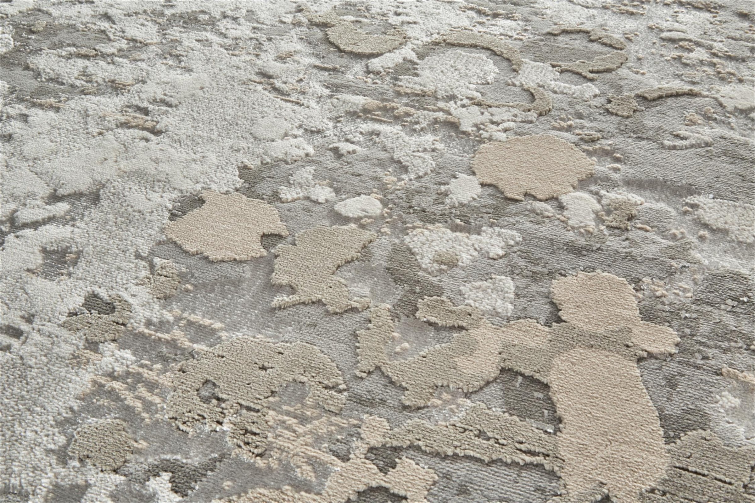 Feizy Micah 3336F Rug in Silver/Gray