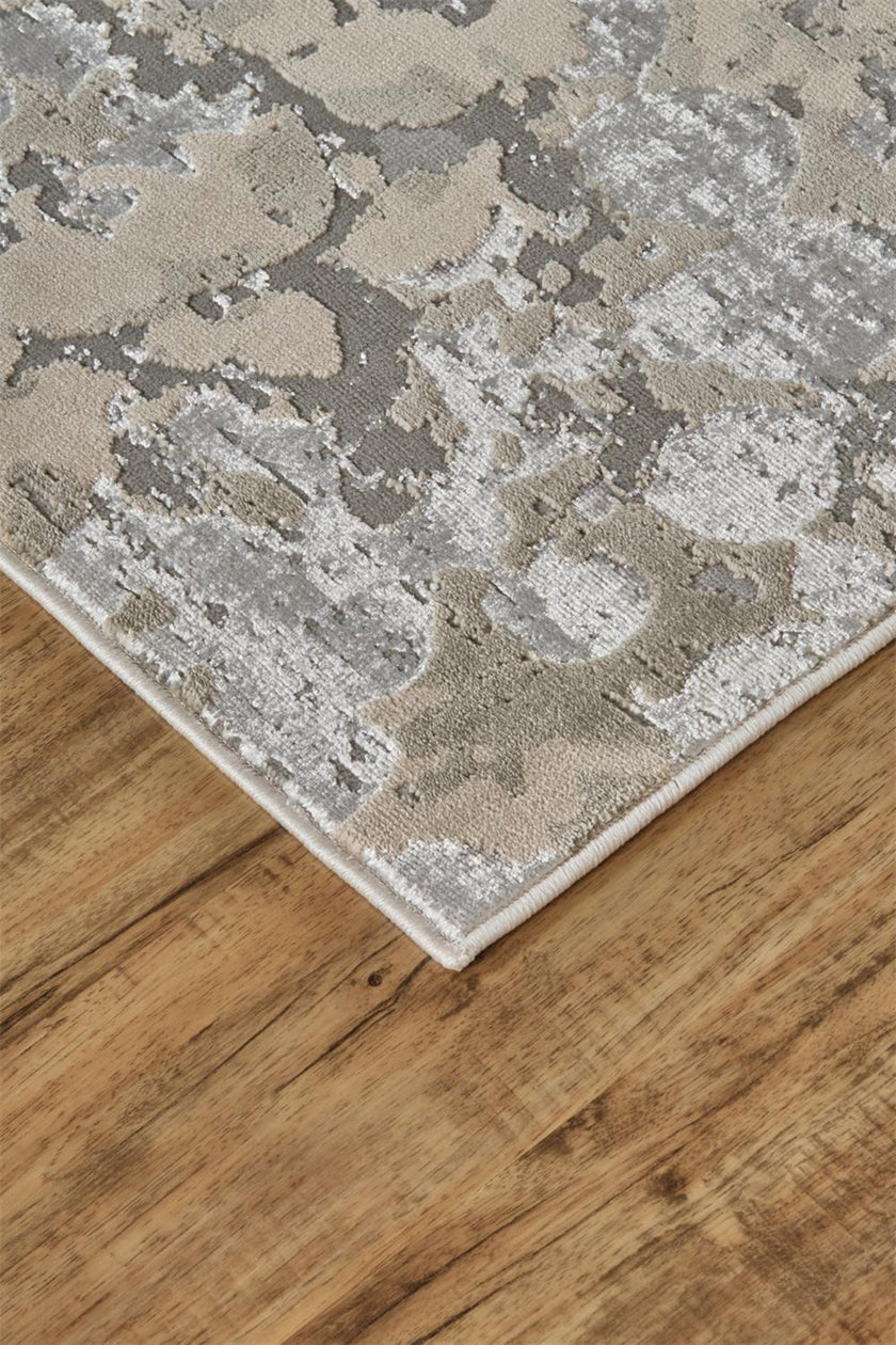Feizy Micah 3336F Rug in Silver/Gray