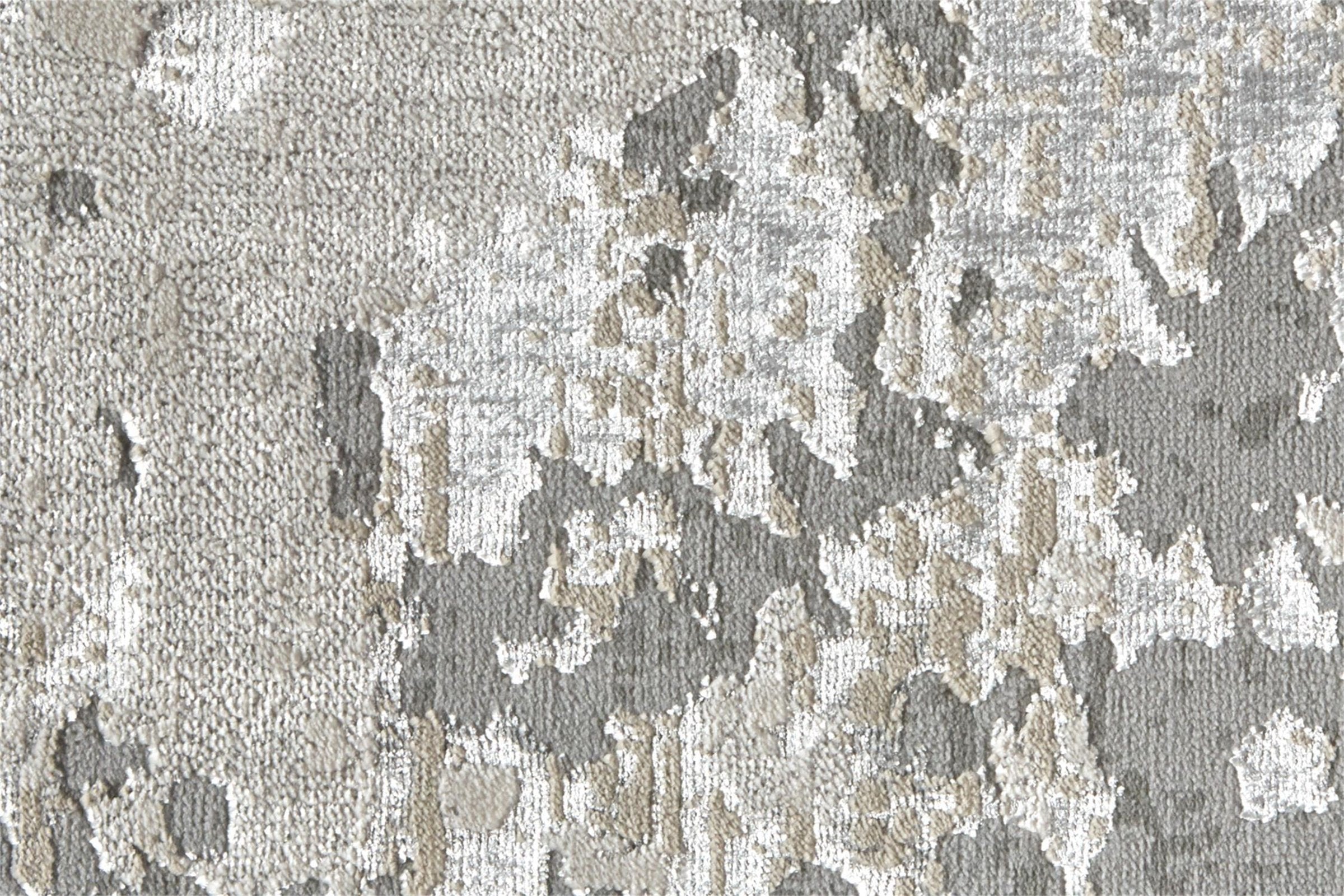 Feizy Micah 3336F Rug in Silver/Gray