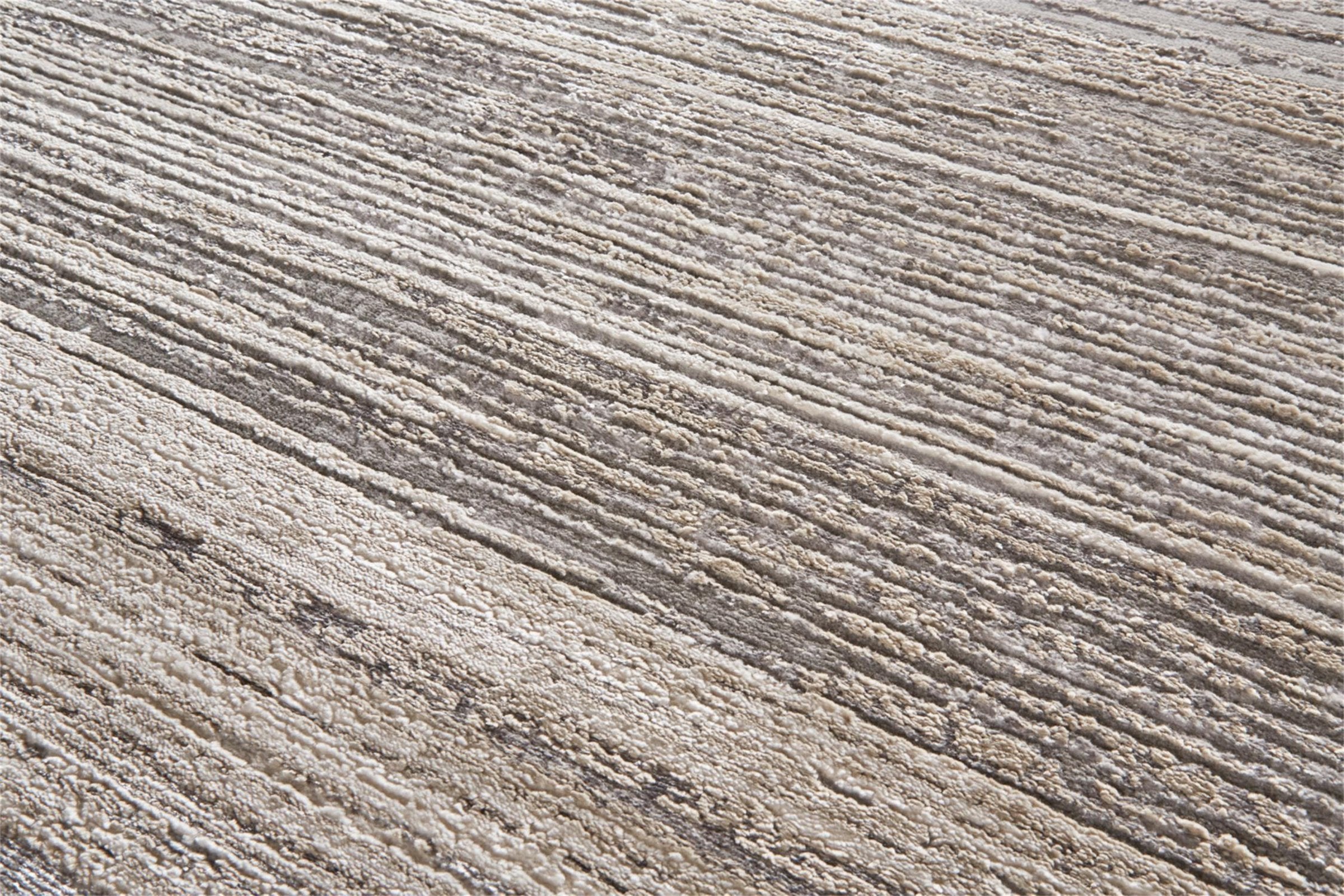 Feizy Micah 3337F Rug in Black/Dark Gray