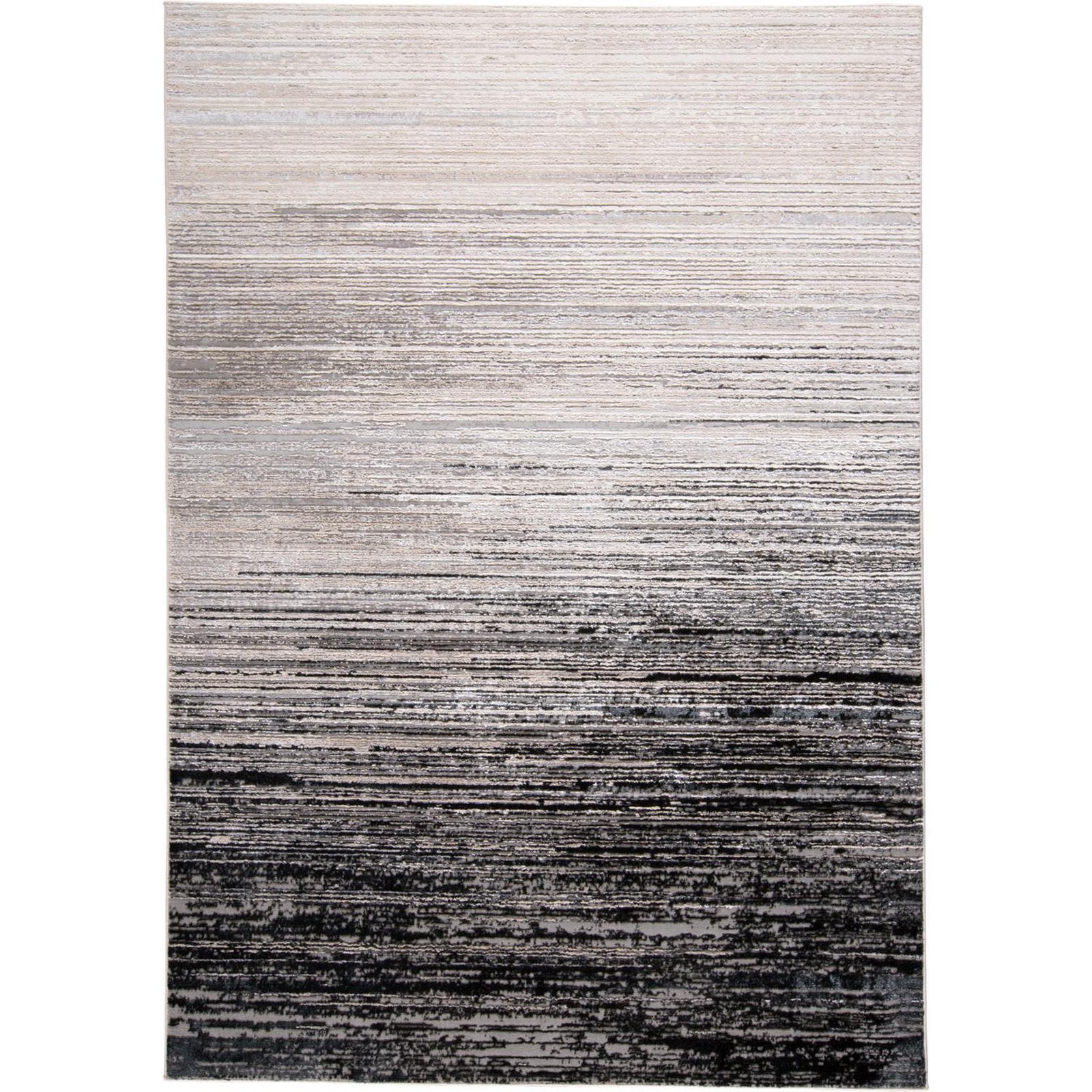 Feizy Micah 3337F Rug in Black/Dark Gray