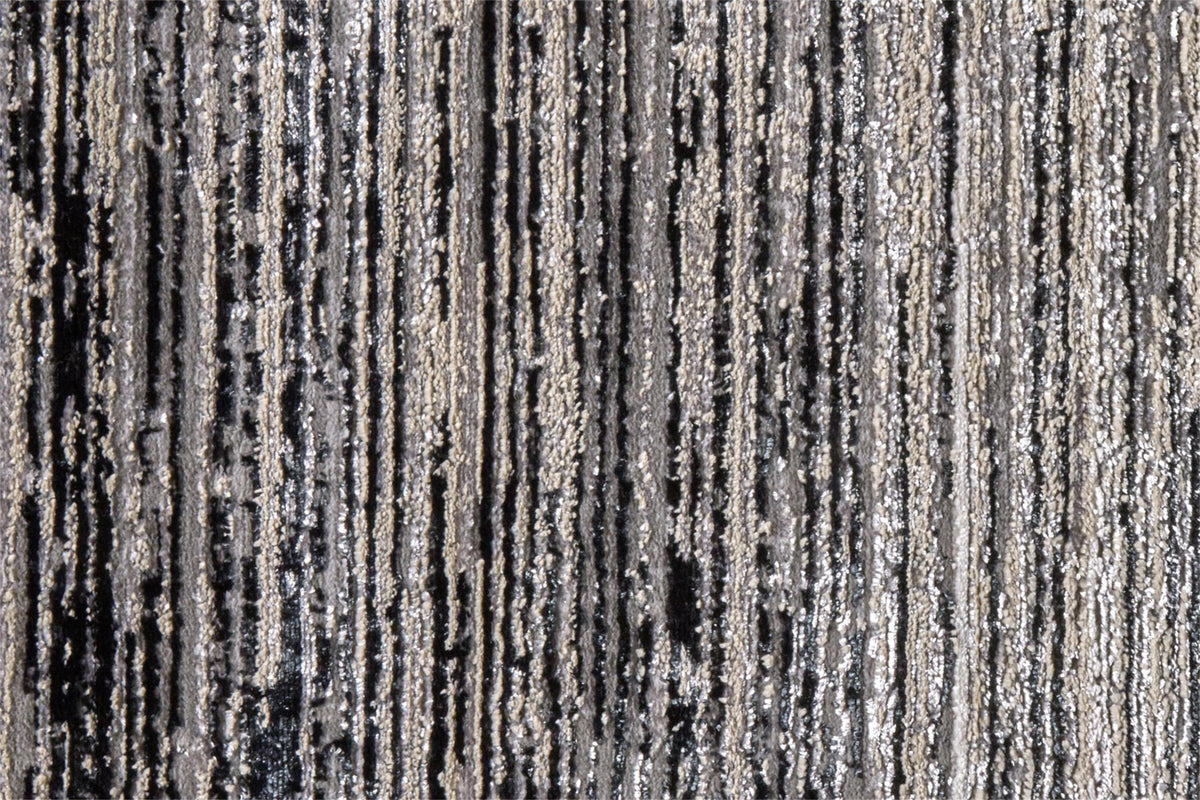 Feizy Micah 3337F Rug in Black/Dark Gray