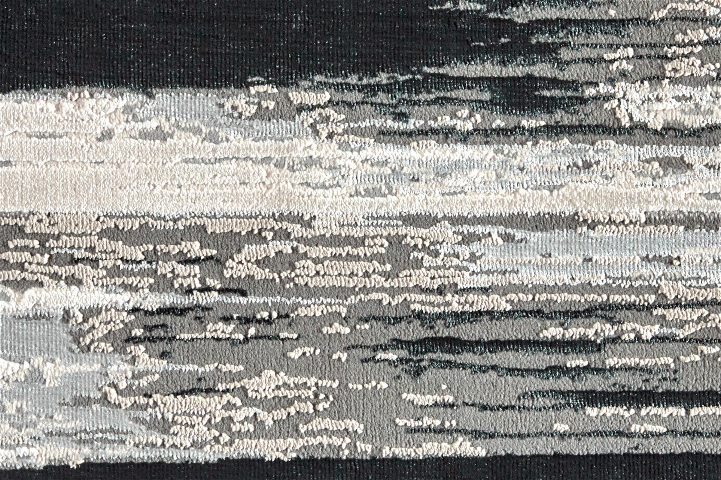 Feizy Micah 3338F Rug in Black/Silver