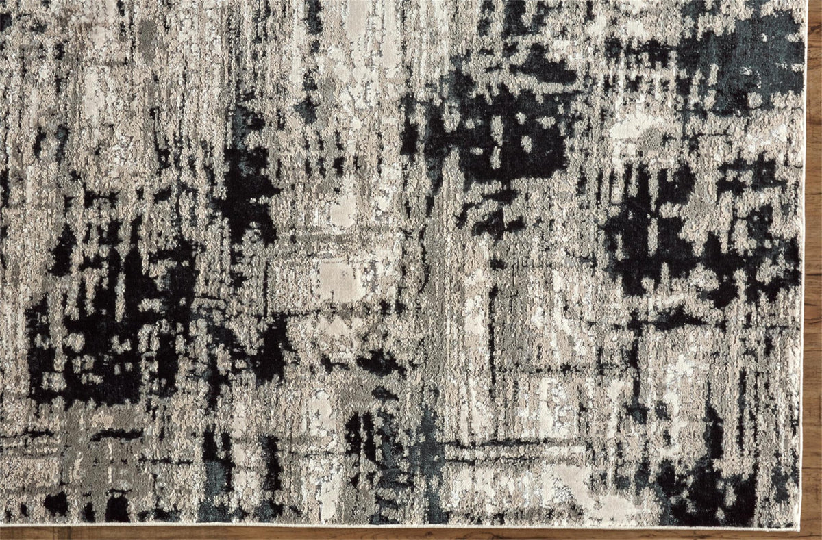 Feizy Micah 3339F Rug in Black