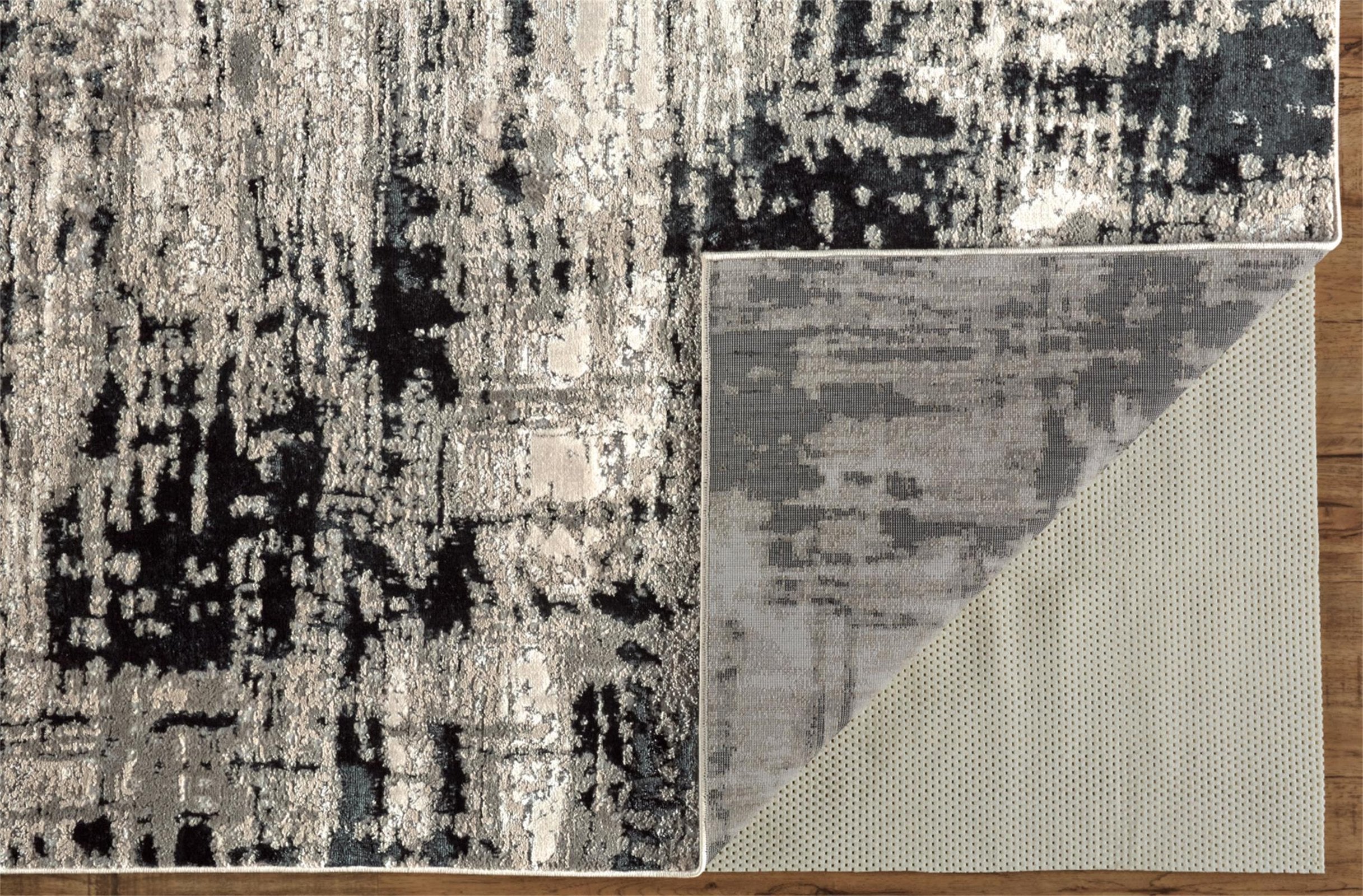 Feizy Micah 3339F Rug in Black