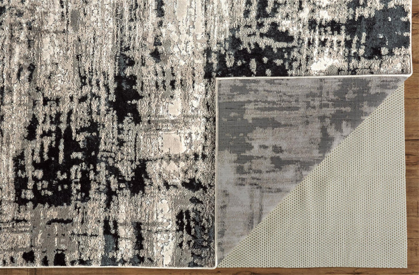 Feizy Micah 3339F Rug in Black