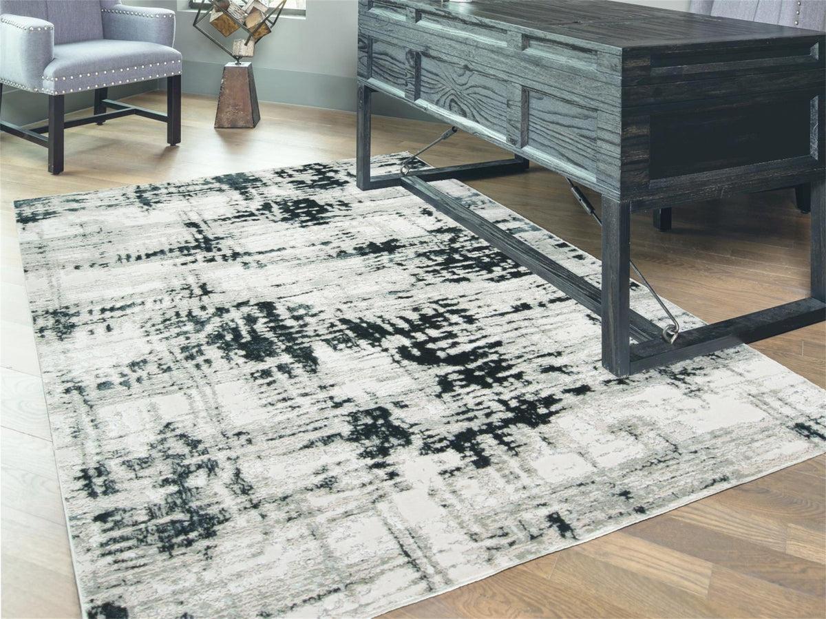 Feizy Micah 3339F Rug in Black