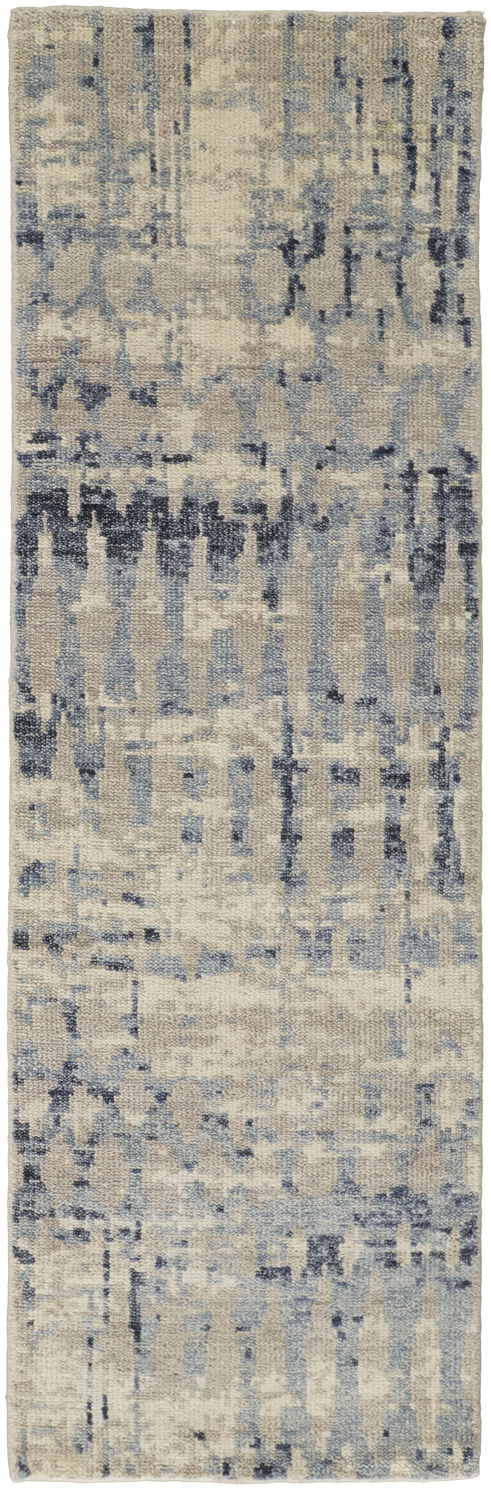 Feizy Palomar 6631F Rug in Tan / Blue