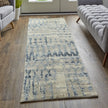 Feizy Palomar 6631F Rug in Tan / Blue