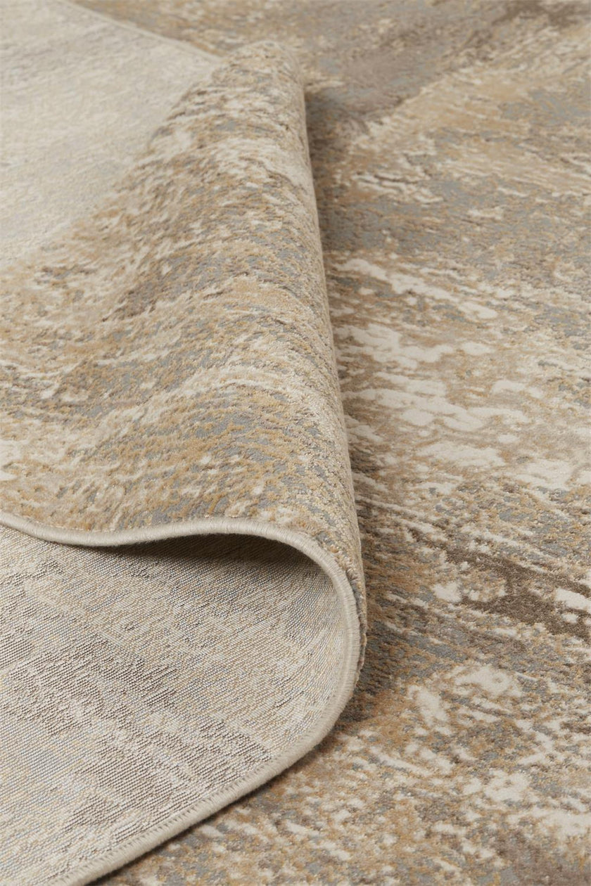 Feizy Parker 3701F Rug in Ivory / Gray