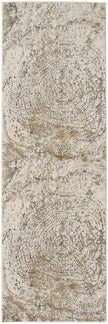 Feizy Parker 3702F Rug in Ivory / Gray