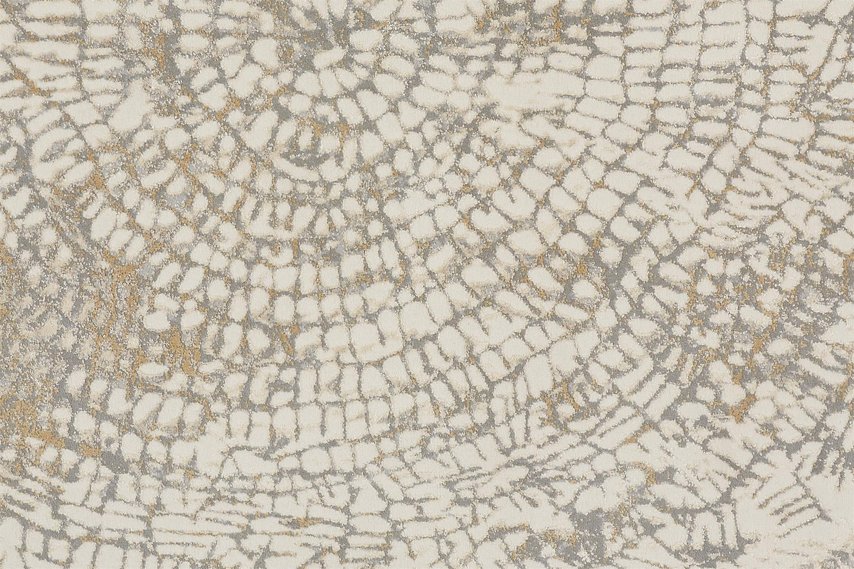 Feizy Parker 3702F Rug in Ivory / Gray