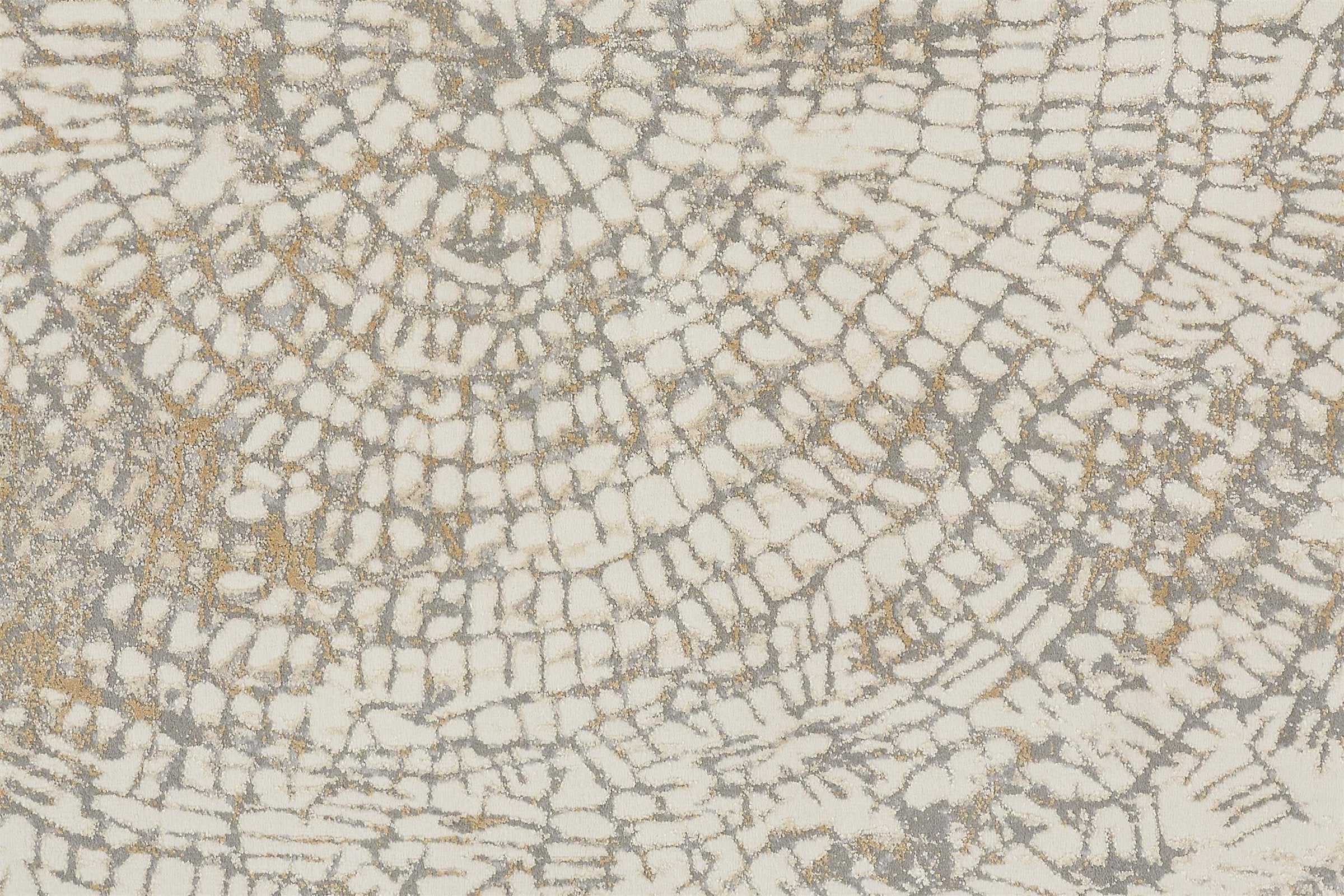 Feizy Parker 3702F Rug in Ivory / Gray