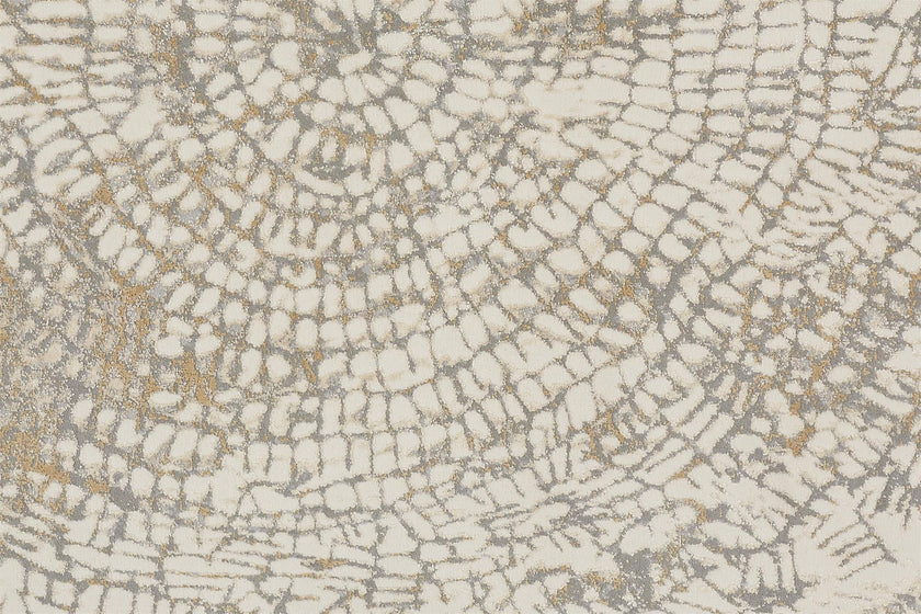 Feizy Parker 3702F Rug in Ivory / Gray