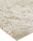 Feizy Parker 3702F Rug in Ivory / Gray