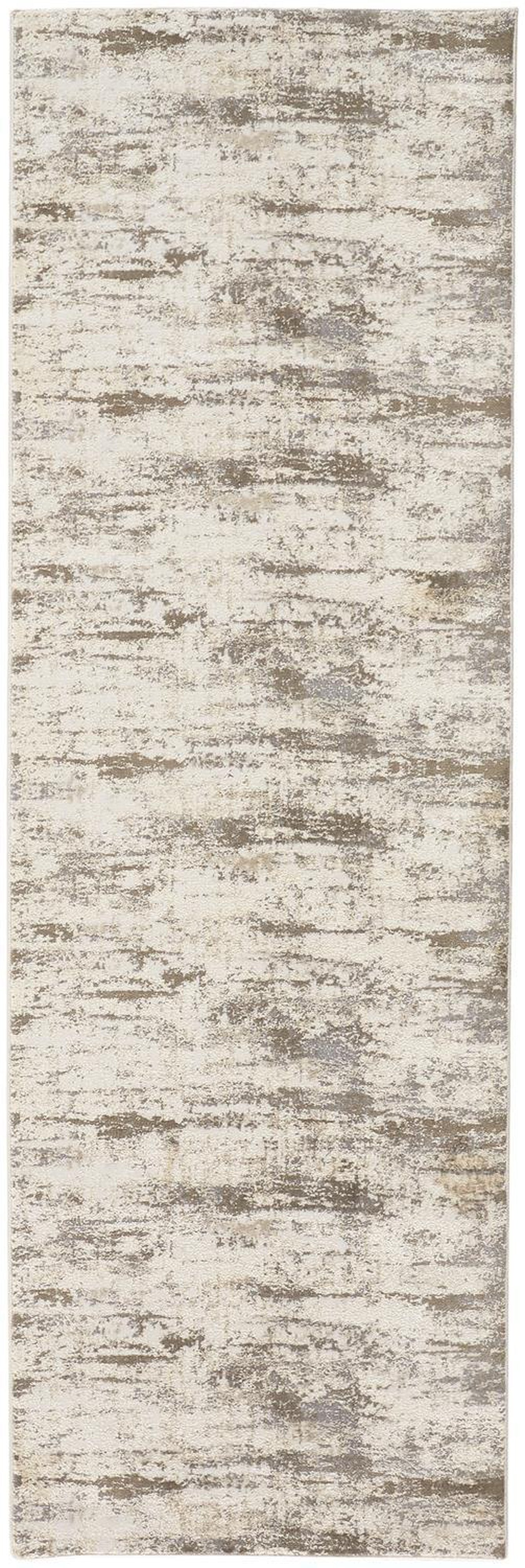 Feizy Parker 3719F Rug in Silver / Beige