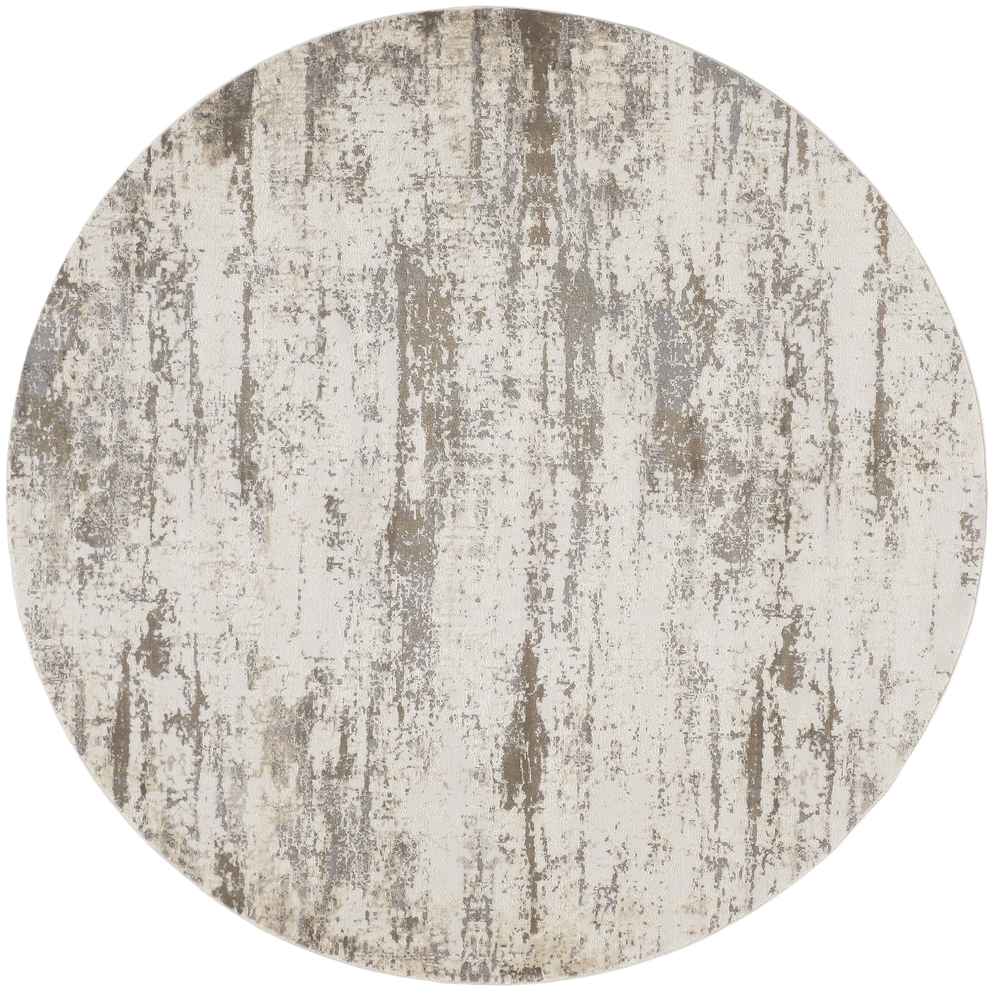 Feizy Parker 3719F Rug in Silver / Beige