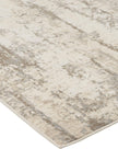 Feizy Parker 3719F Rug in Silver / Beige