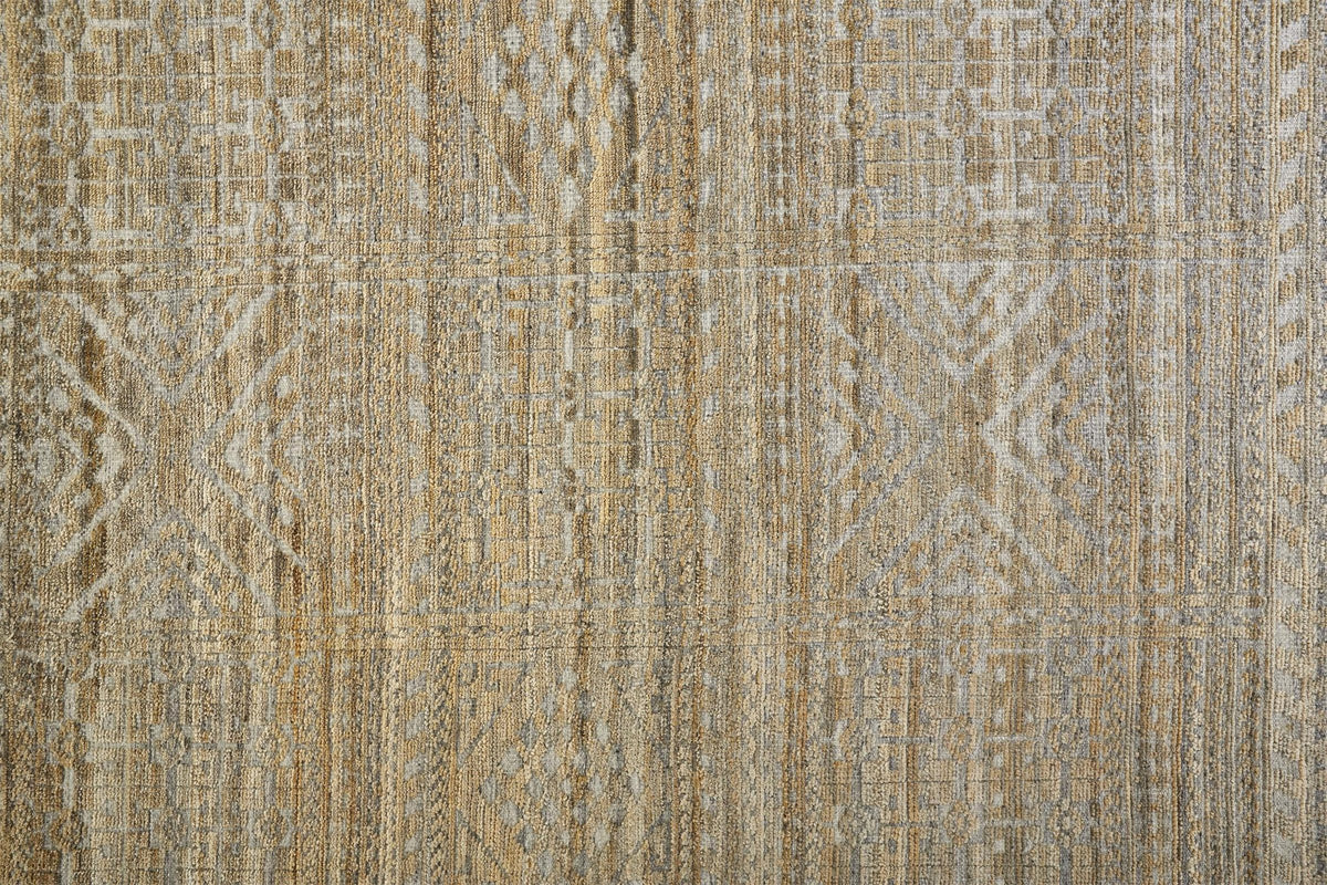 Feizy Payton 6496F Rug in Brown / Gray