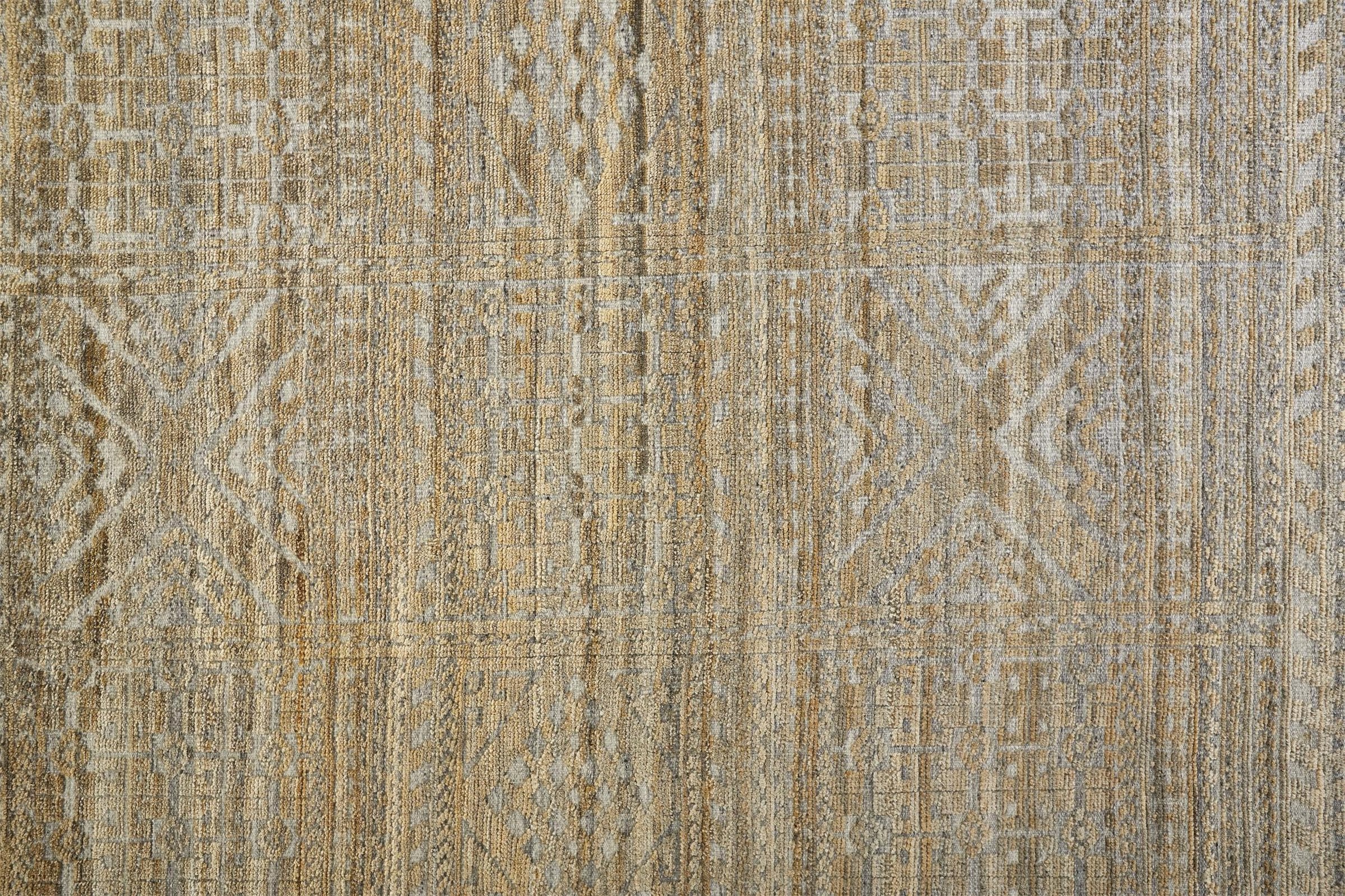 Feizy Payton 6496F Rug in Brown / Gray