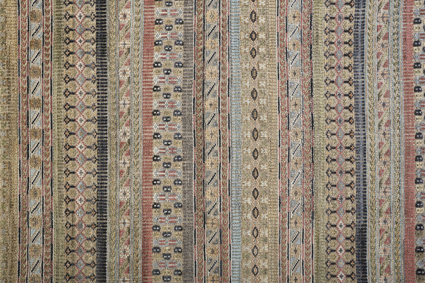 Feizy Payton 6498F Rug in Tan / Blue
