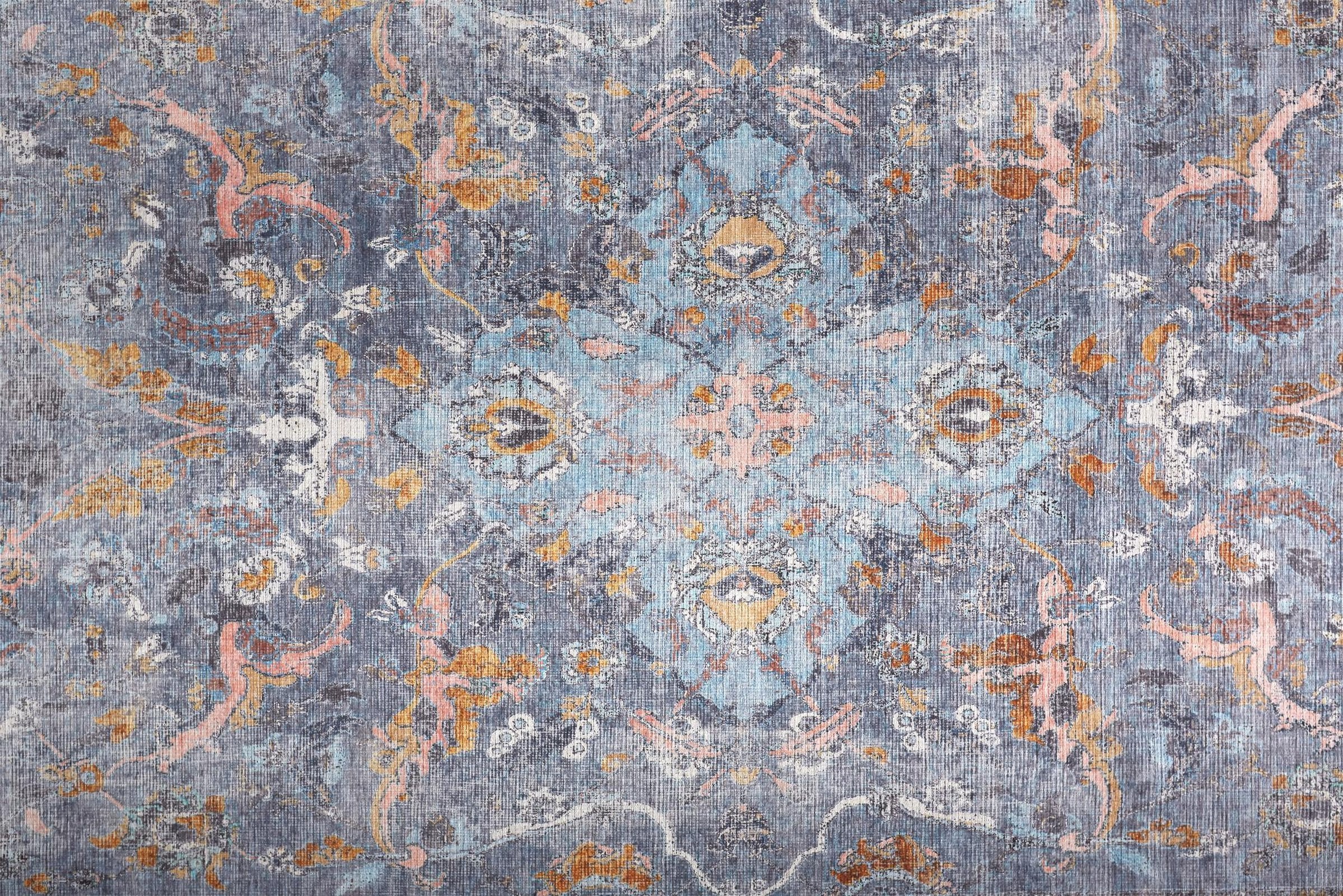 Feizy Percy 39AFF Rug in Blue