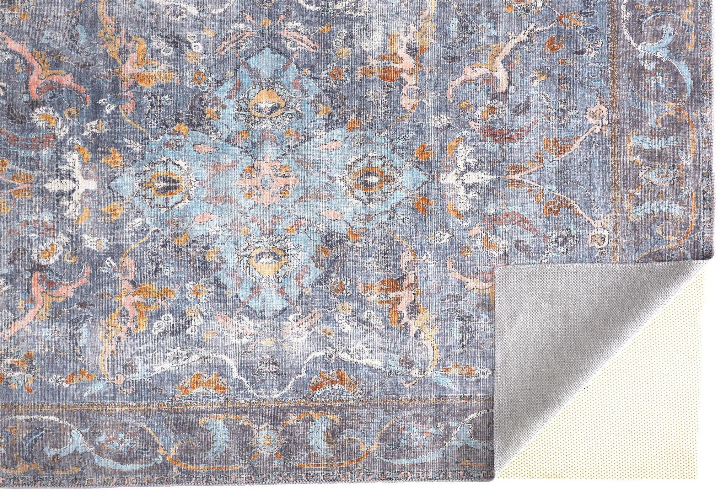 Feizy Percy 39AFF Rug in Blue