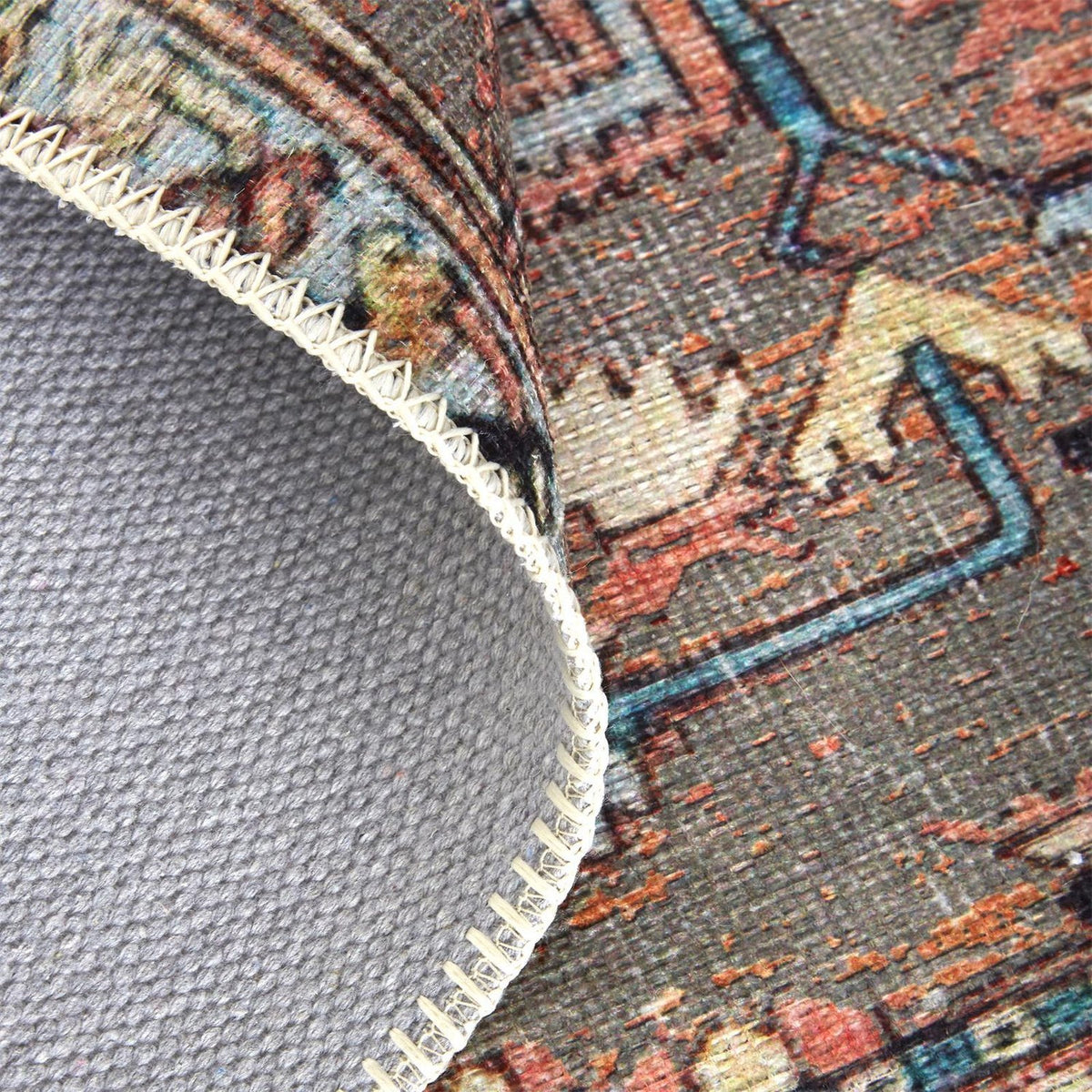 Feizy Percy 39AJF Rug in Pink / Gray