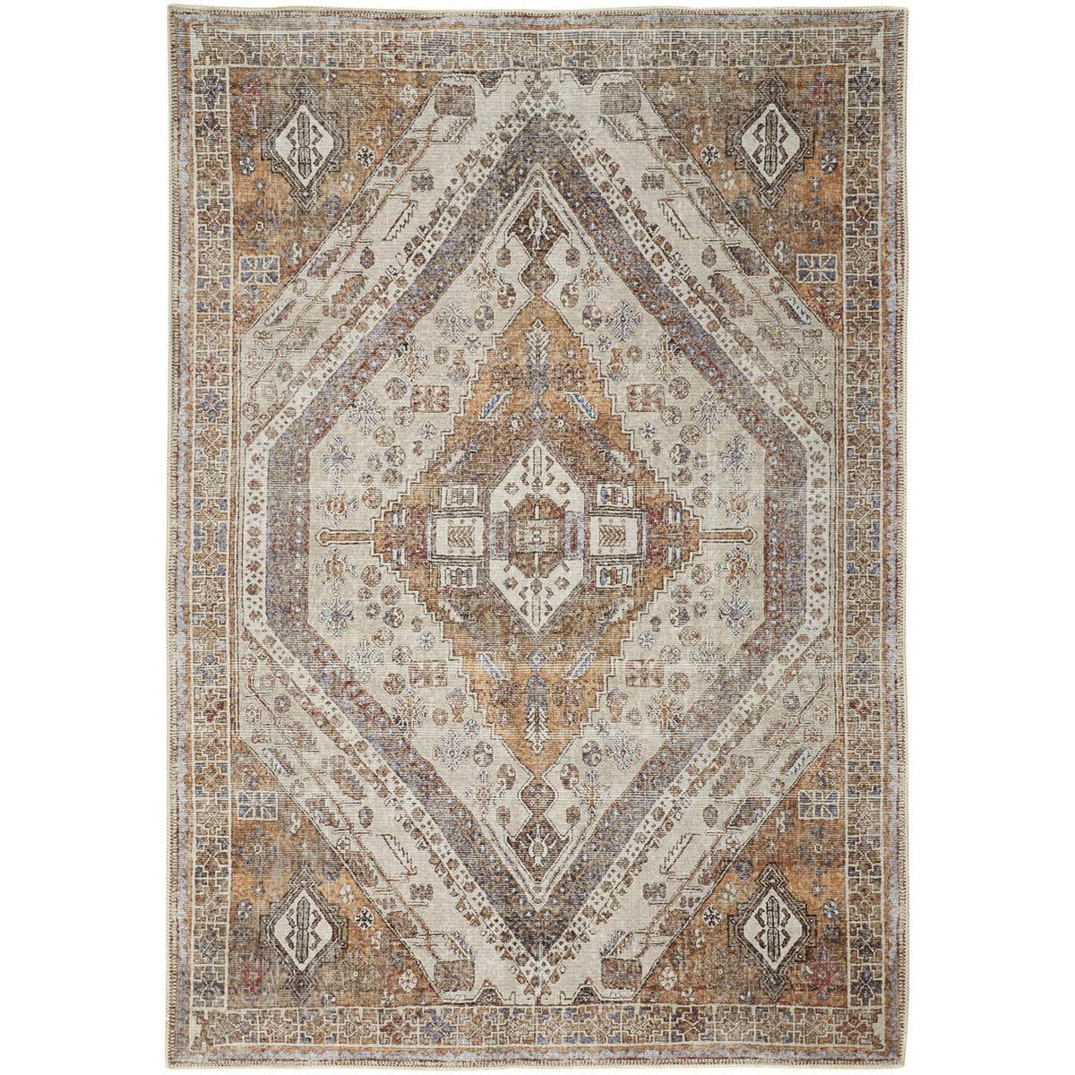 Feizy Percy 39ANF Rug in Tan