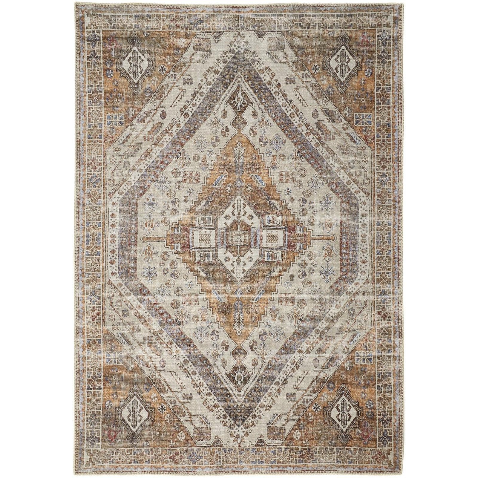 Feizy Percy 39ANF Rug in Tan