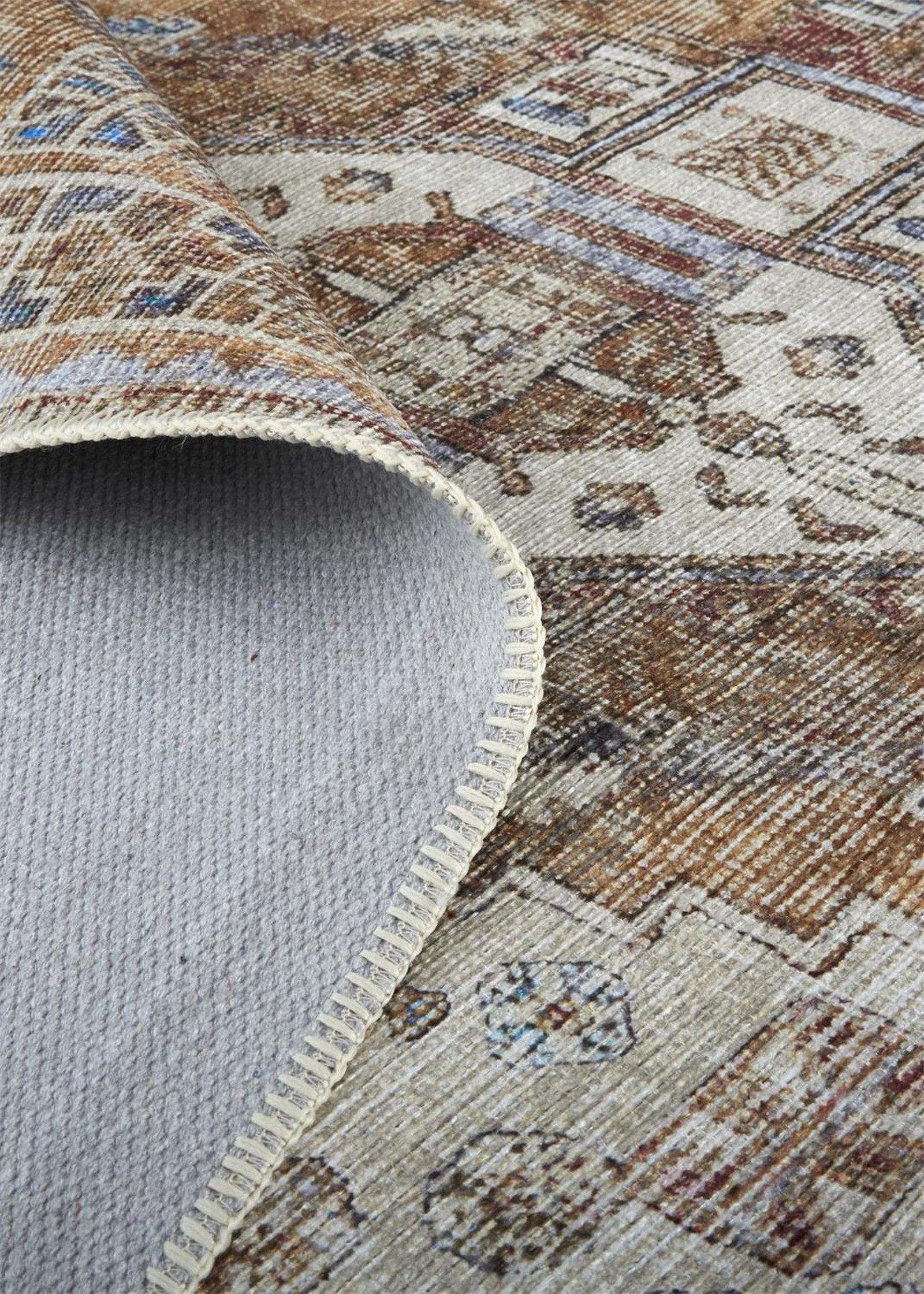 Feizy Percy 39ANF Rug in Tan