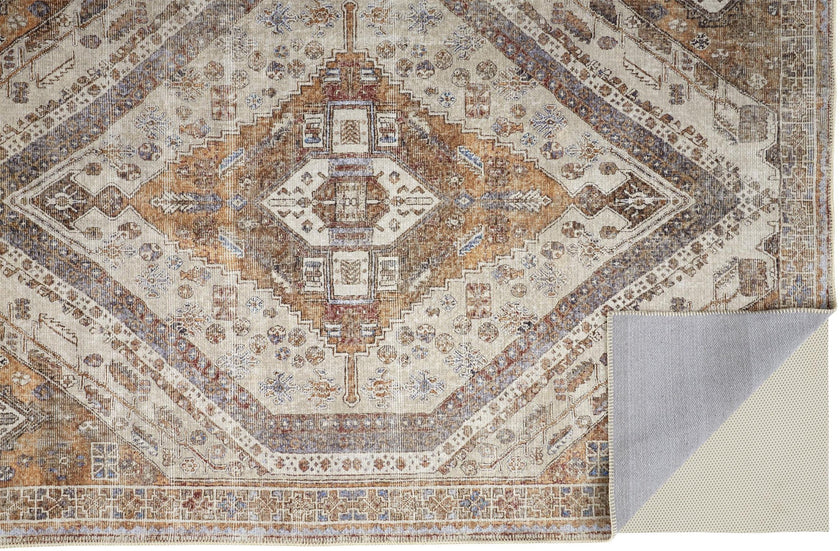 Feizy Percy 39ANF Rug in Tan