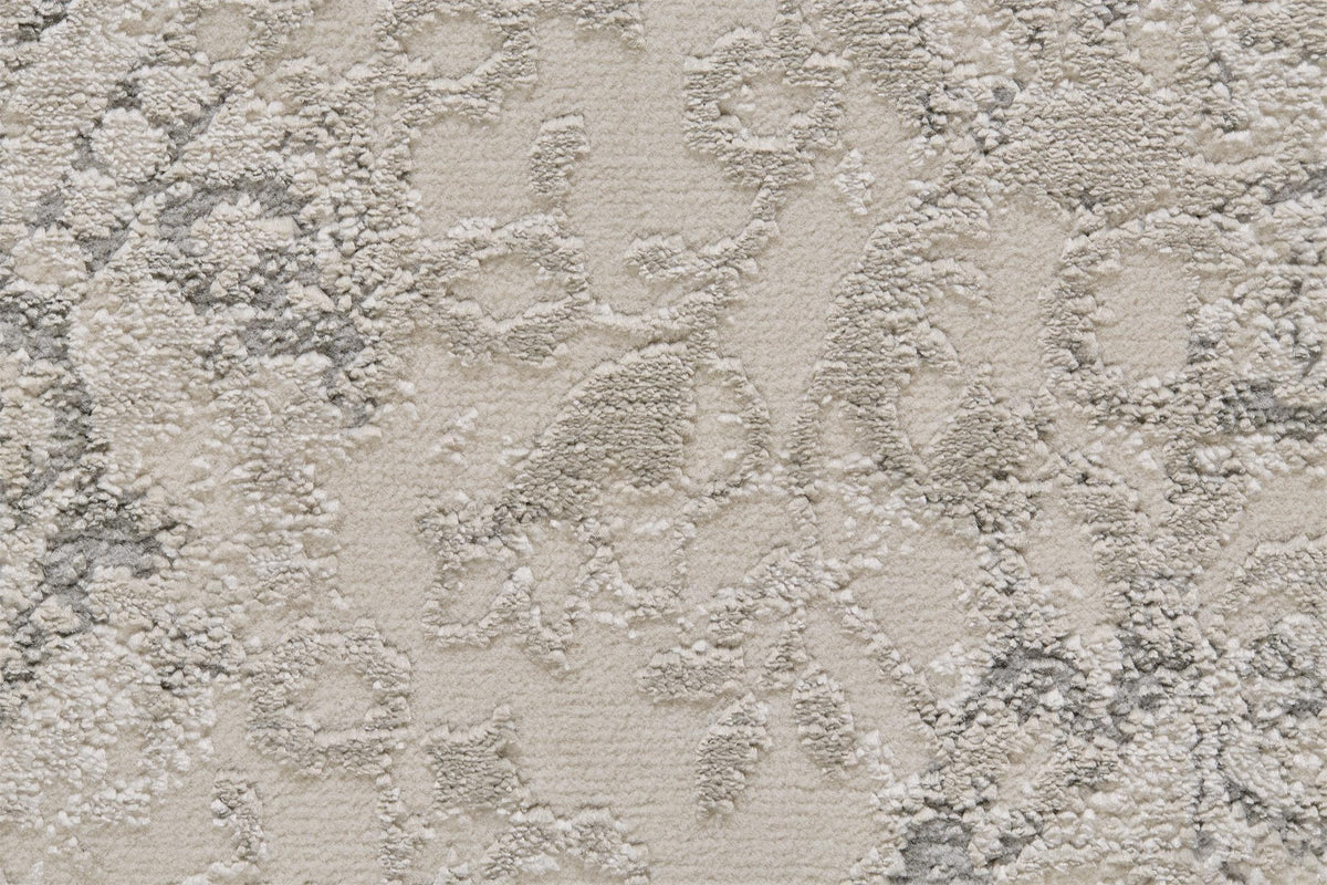 Feizy Prasad 3682F Rug in Light Gray