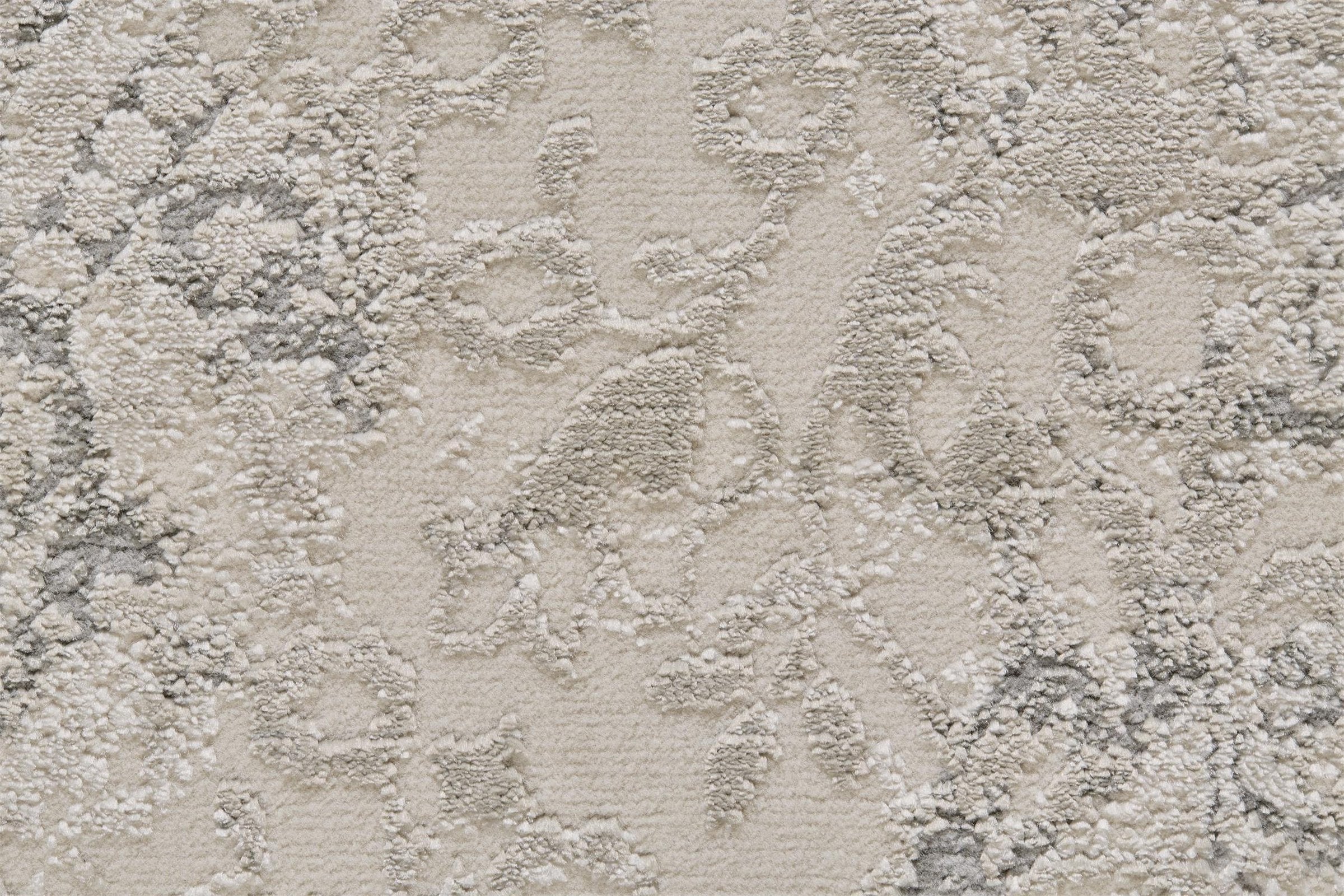 Feizy Prasad 3682F Rug in Light Gray