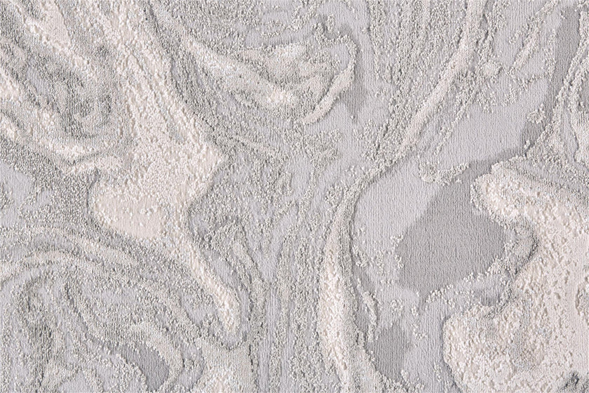 Feizy Prasad 3894F Rug in Light Gray