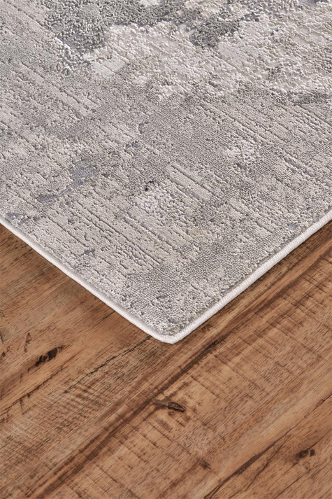 Feizy Prasad 3970F Rug in Gray